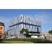 1a. Základem koncertního a konferenčního centra ve švédské Uppsale je ocelová konstrukce.